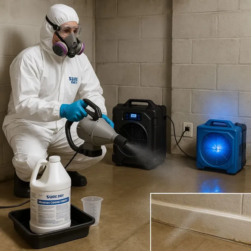 Sanitization and Odor Removal process in Natalia, TX