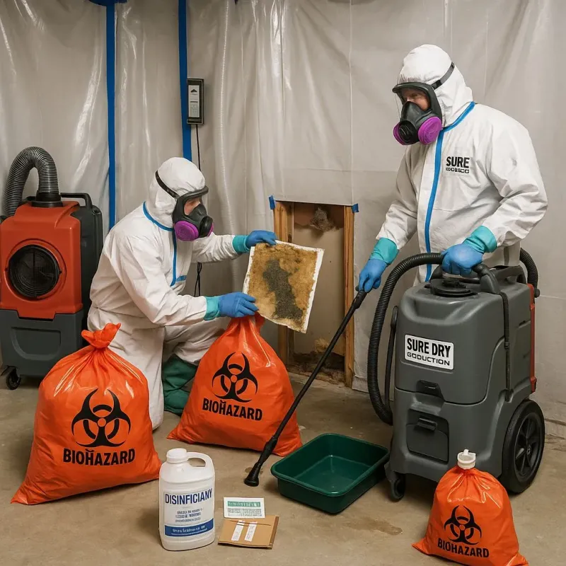 Contaminated Water Handling Protocols process in Natalia, TX